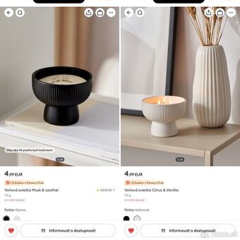 2 nové vrúbkované sviečky - 1