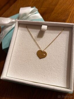 Zlatý náhrdelník 585 (14k) s diamantikom – Alove, originál k