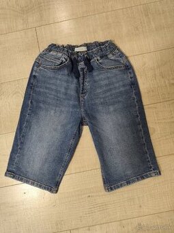 Chlapčenské riflové kraťasy, veľ 146