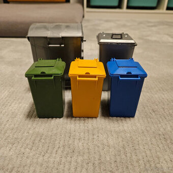 Sada mini smetiarskych košov Bruder