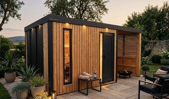 Záahradný domček 3x2 plus terasa 2x2 metre