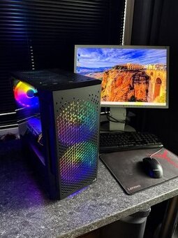 Herný počítač Ryzen 3 4100 / RX 580 4GB / 12GB / SSD+HDD