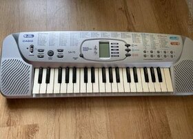 Casio SA-75 klavír pre začiatočníkov+mikrofón