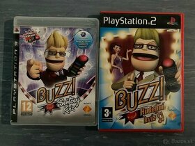 Kupim hru Buzz hudobny kviz na PS2 a Buzz Svetovy kviz naPS3