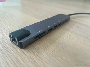 Redukcia USB-C HUB 8v1