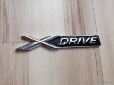 BMW X-DRIVE NÁPIS, EMBLÉM.