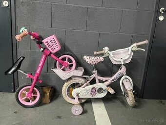 Odrážadlo a bicykel (Decathlon)