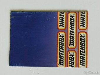Matchbox Katalóg 1986