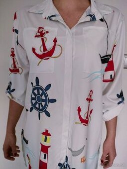 Šaty košeľového strihu XL/XXL