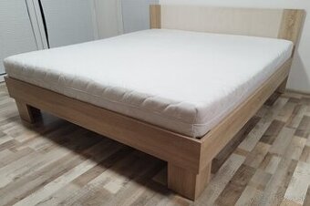 manzelska postel dub sonoma 180x200x56 cm