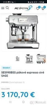 Sage SES990BSS kompletné balenie
