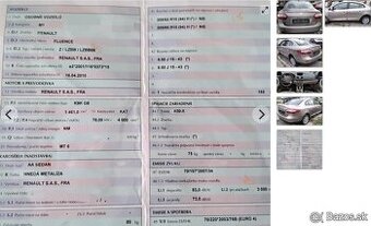 Renault Fluence 1.5 dCi 2012 predám MOTOR K9K G8, TRYSKY H82