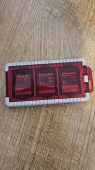 3x Pamäťová karta SanDisk SDHC Extreme Pro 2x 32GB, 1x 16 GB