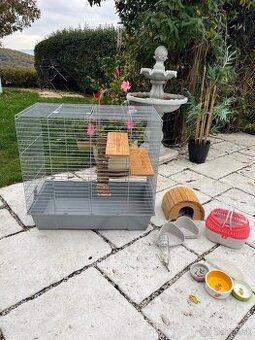 Klietka + príslušenstvo hlodavce