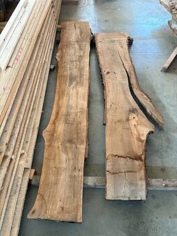 Vysušené orechové fošne, orech, 52 a 60 mm