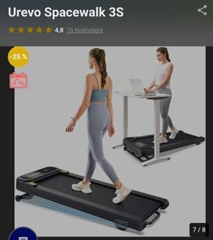 Chodiaci pás s náklonom UREVO Spacewalk 3S