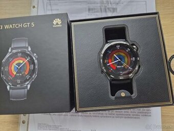 Huawei Watch GT 5 46mm Black, ako nove, zaruka