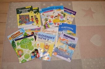 Knižky a pracovné zošity 12 ks pre 3. ročník ZŠ