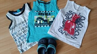 Balík chlapčenského oblečenia 104 + topánky 23