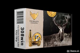 Predám náboje .308 Fox Classic hunter