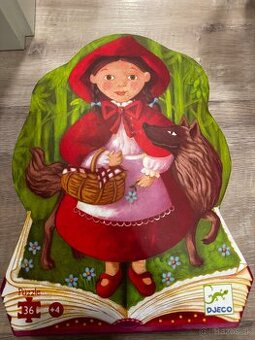 Puzzle červená ciapocka