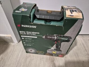 Aku vŕtací skrutkovač PABS 20 Li I9, akumulátory + nabíjačka