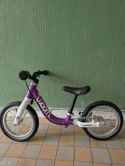 Odrážadlo Woom 1 fialové + prilba Uvex ako bonus