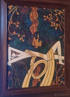 Ručne maľovaný obraz na plátne