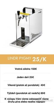 Výčap / Výčapné zariadenie / Pípa - prenájom