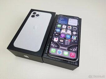 APPLE IPHONE 11 PRO 256GB SILVER,ZDRAVIE BATERKY 100%