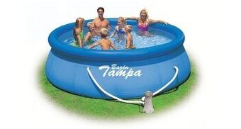 Bazén TAMPA Ø 3,66 s kartušovou filtráciou.