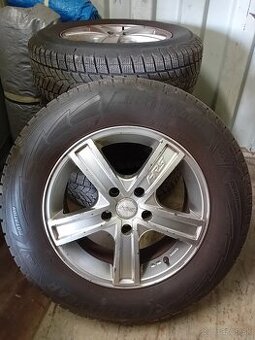 HRS 5x114,3 R16 s pneumatikami GoodYear 215/70/r16