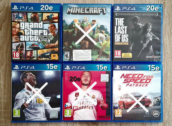 Predam hry na PS4 Idu hrat aj na PS5.