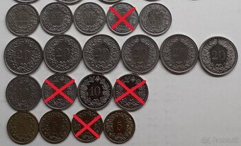 Mince - rôzne štáty