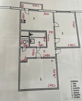 2-izbový byt 59m2 na ul. Žitavská v Senci s balkónom - 1