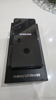 Predám Samsung Galaxy S21 Ultra 5G v čiernej farbe