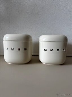 Smeg dozy krémové 2ks