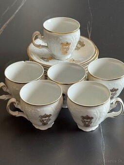 Porcelánová sada šálok zn. Bernadotte