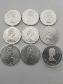 Strieborne mince Kanada