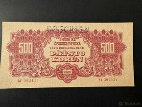 500 korun 1944 UNC