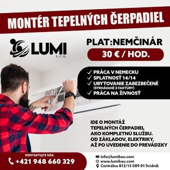 Montér Tepelných Čerpadiel