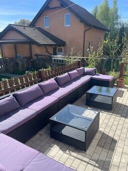 Záhradný ratanový set (2 sety)