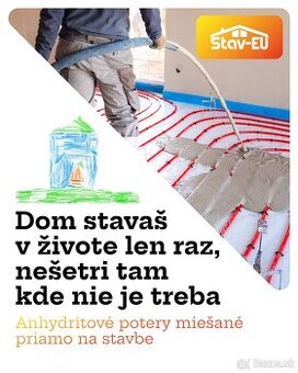Realizujeme anhydritové potery Sobrance