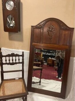 Starozitne zrkadlo, bazar, v 153 cm, s 82cm