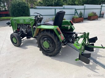 Predám malo traktor domácej výroby+oboravač/vlečka/pluch