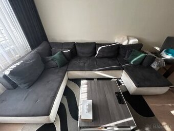 Rozkladacia sedacia súprava s úložným priestorom