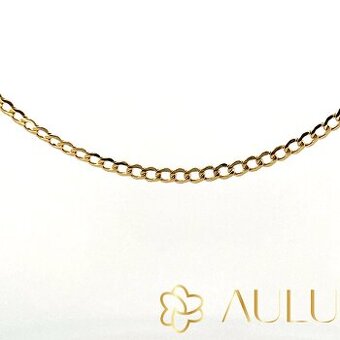 💎 AULU SlimCuban | Pánsky náhrdelník z 14K zlata | 3,59 g