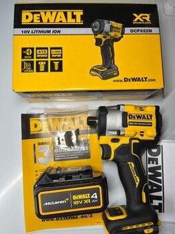 DeWALT rázový uťahovač + batéria, NOVÉ