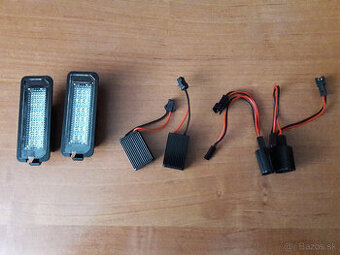 LED osvetlenie ŠPZ EČ VOLKSWAGEN Golf 5 Passat B6 Superb 2