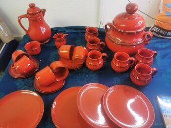 Keramika, keramický set, bowle a hrnčeky